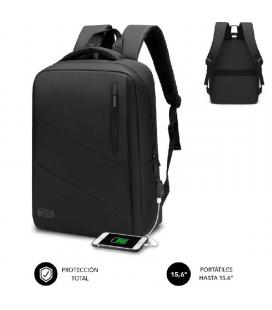 Mochila subblim city backpack para portátiles hasta 15.6'/ puerto usb - Imagen 1