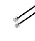 AISENS A143-0319 cable telefónico 2 m Negro - Imagen 2
