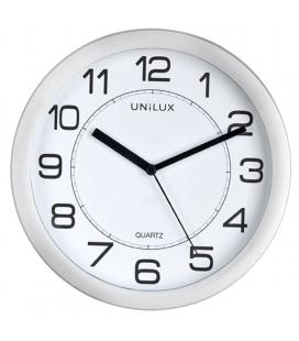 Reloj de pared unilux attraction/ gris metalizado - Imagen 1