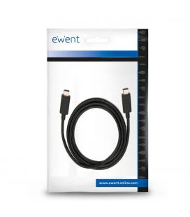 CABLE EWENT USB-C CARGA RAPIDA 60W-SINCRO DATOS 10GBPS-VIDEO 4K 1M