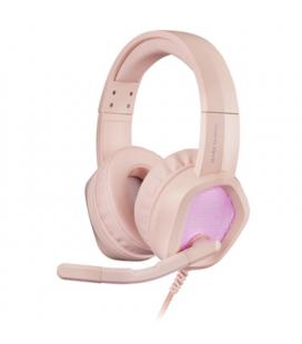 Mars Gaming Auricular+Mic MH320 RGB MULTIPLAT PINK