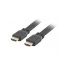 CABLE HDMI LANBERG MACHO/MACHO V2.0 4K PLANO 1M NEGRO - Imagen 2