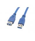 CABLE ALARGADOR LANBERG USB 3.0 MACHO HEMBRA 1.8M AZUL - Imagen 2