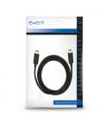 Ewent EC1045 cable USB 1 m USB 3.2 Gen 2 (3.1 Gen 2) USB C Negro - Imagen 3