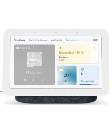 Altavoz inteligente google nest hub (2ª generación) gris carbón - Imagen 1