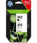 HP Paquete de ahorro de 2 cartuchos de tinta original 302 negro/tricolor - Imagen 9