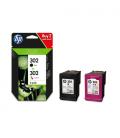 HP Paquete de ahorro de 2 cartuchos de tinta original 302 negro/tricolor - Imagen 10