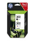 HP Paquete de ahorro de 2 cartuchos de tinta original 302 negro/tricolor - Imagen 11