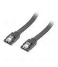 Cable sata iii lanberg 6gb - s hembra hembra clip metal 30cm negro - Imagen 2