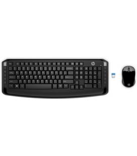 Kit teclado + mouse raton hp 300 wireless inalámbrico