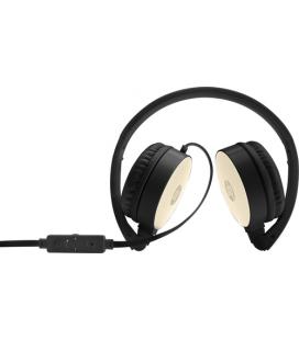 HP Auriculares estéreo H2800 (Negros y dorados) - Imagen 1
