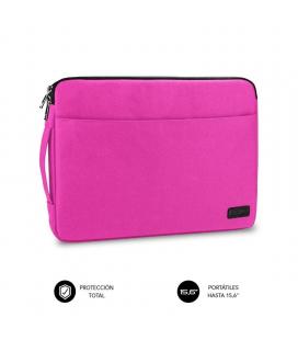 Funda subblim urban laptop sleeve para portátiles hasta 15.6'/ rosa - Imagen 1