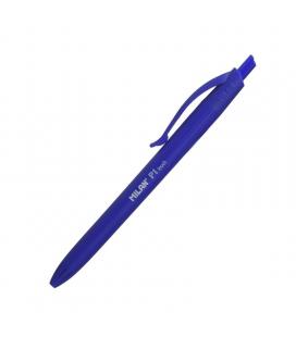 Caja de bolígrafos de tinta de aceite retráctil milan p1 touch mln176510925/ 25 unidades/ azules - Imagen 1