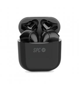 Auriculares bluetooth spc zion pro con estuche de carga/ autonomía 3.5h/ negro