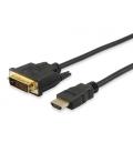 Equip 119322 adaptador de cable de vídeo 2 m HDMI DVI-D Negro - Imagen 2