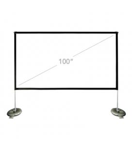 iggual Pantalla exterior portable 100" 221x124 cm - Imagen 1