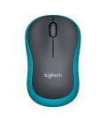 Ratón Inalámbrico Logitech M185/ Hasta 1000 DPI/ Azul