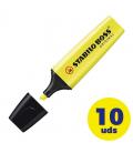 Caja de marcadores fluorescentes stabilo boss original/ 10 unidades/ amarillos - Imagen 1
