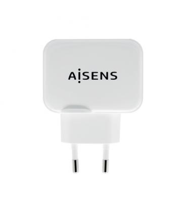 Cargador de Pared Aisens A110-0439/ 2xUSB/ 17W