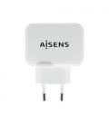 Cargador de Pared Aisens A110-0439/ 2xUSB/ 17W