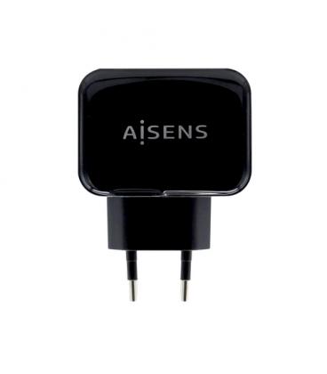 Cargador de Pared Aisens A110-0440/ 2xUSB/ 17W