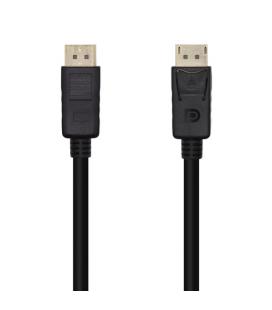 AISENS Cable DisplayPort V1.2 4K@60Hz, DP/M-DP/M, Negro, 1.0m - Imagen 1