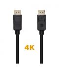 AISENS Cable DisplayPort V1.2 4K@60Hz, DP/M-DP/M, Negro, 1.0m - Imagen 2