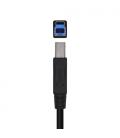 AISENS Cable USB 3.0 Impresora Tipo A/M-B/M, Negro, 2.0m - Imagen 2