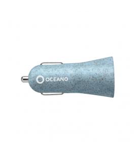 CARGADOR COCHE SBS OCEANO ECO-FRIENDLY 10W 2XUSB BLANCO