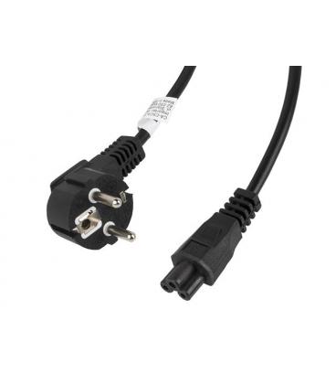 CABLE ALIMENTACION LANBERG VDE CEE 7/7 A IEC 320 C5 3M - Imagen 1