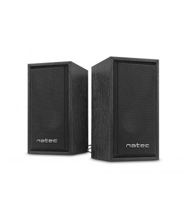 ALTAVOCES NATEC PANTHER 6W RMS 2.0 USB NEGRO - Imagen 1