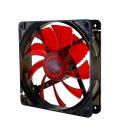 Ventilador caja nox cool fan led 120mm negro led rojo - Imagen 2