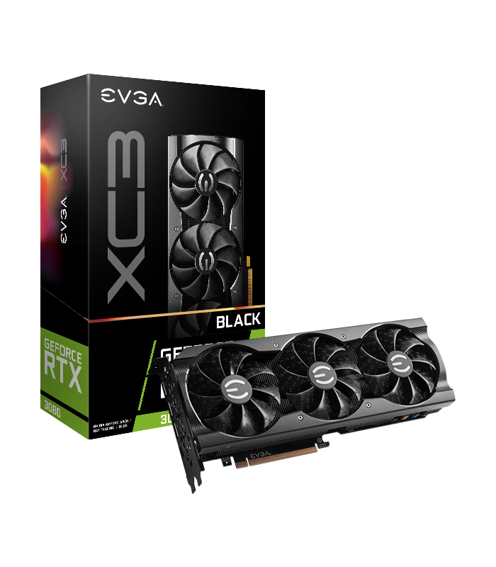 Tarjeta Gr fica EVGA GeForce RTX 3080 XC3 BLACK GAMING 10GB