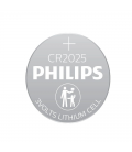Pila de botón philips cr2025 lithium/ 3v - Imagen 1