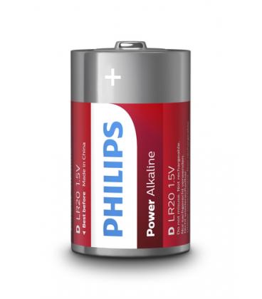 Philips Power Alkaline Batería LR20P2B/10 - Imagen 1