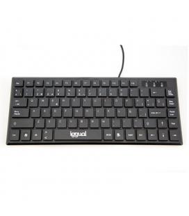 iggual Teclado USB compacto TKL Slim TKL-USB negro - Imagen 1