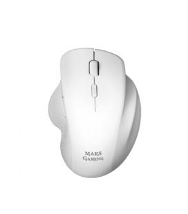 Ratón Gaming Inalámbrico Mars Gaming MMWERGO/ Hasta 3200 DPI/ Blanco