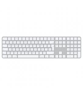 Teclado inalámbrico apple magic keyboard con touch id/ teclado numérico/ plata