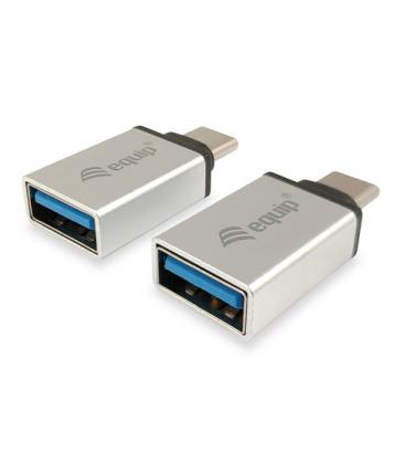 Equip 133473 cambiador de género para cable USB Type C USB Type A Plata - Imagen 1