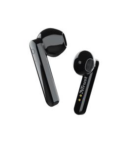 Auriculares Bluetooth Trust Primo Touch con estuche de carga/ Autonomía 4h/ Negros