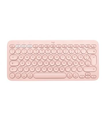 Logitech K380 for mac teclado Bluetooth QWERTY Español Rosa - Imagen 1