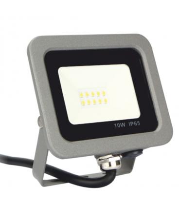 Foco led silver electronics forge+proyector ips 65 10w - 5700k luz fria - 800lm color gris - Imagen 1