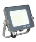 Foco led silver electronics forge+proyector ips 65 20w - 5700k luz fria - 1600lm color gris - Imagen 1