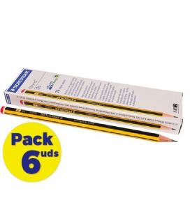 Lápices de grafito staedtler noris 120-2/ hb/ 6 cajas de 12 unidades