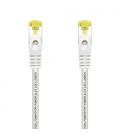 AISENS Cable De Red Latiguillo RJ45 LSZH Cat.7 600 MHz S/FTP PIMF AWG26, Blanco, 2.0 m - Imagen 1