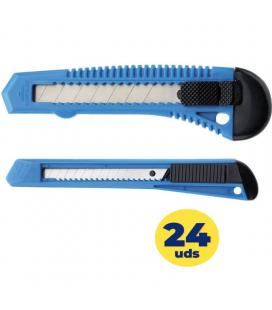 Cutter grafoplás westcott office 73584000 cuchilla 9mm/ 24 unidades - Imagen 1