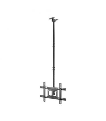 AISENS Soporte De Techo Giratorio, Inclinable, Extensible Para Monitor/TV 50kg De 37-80, Negro - Imagen 1