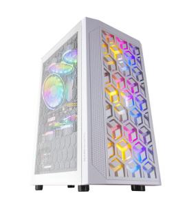 Caja Gaming Minitorre Mars Gaming MCMESH/ Blanco