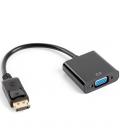 Adaptador lanberg displayport 1.1 a vga 20cm negro - Imagen 2