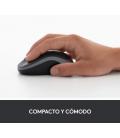 Ratón Inalámbrico Logitech M185/ Hasta 1000 DPI/ Gris